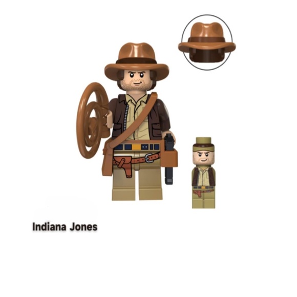 Indiana Jones 10 Minifigures Set - Custom Minifigures Building Block - Picture 5 of 10